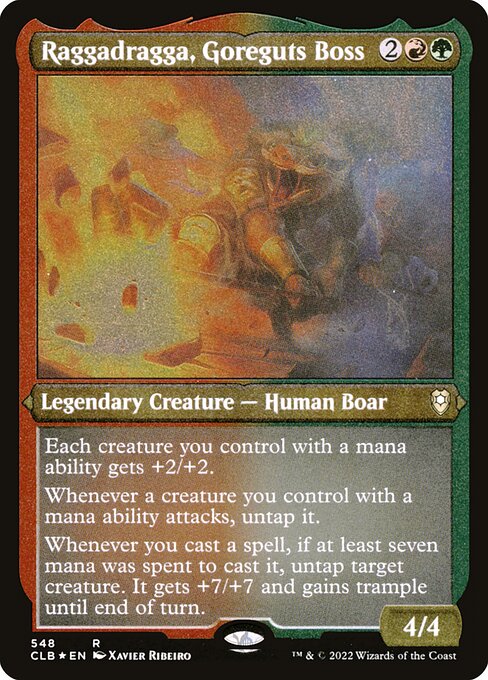 Raggadragga, Goreguts Boss (548) [Commander Legends: Battle for Baldur's Gate]