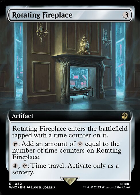 Rotating Fireplace (1052) [Doctor Who] [Extended Art]