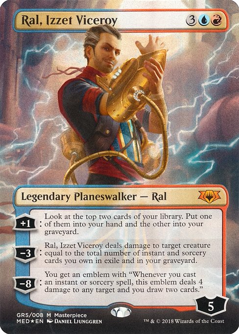 Ral, Izzet Viceroy (GR5) [Mythic Edition] [Borderless]