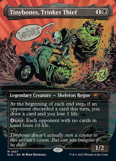 Tinybones, Trinket Thief (1407) [Secret Lair Drop] [Borderless]
