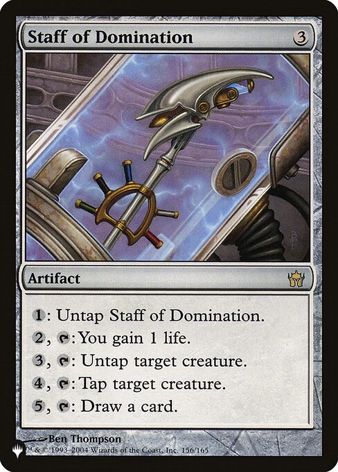 Staff of Domination (5DN-156) [The List]
