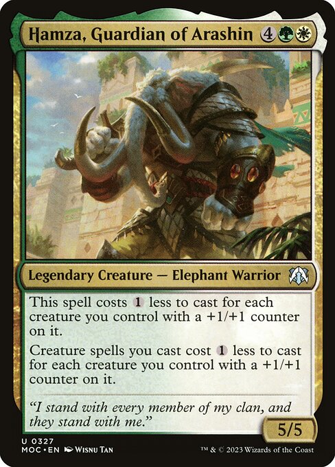 Hamza, Guardian of Arashin (327) [March of the Machine Commander]