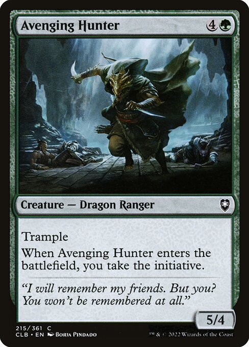Avenging Hunter (215) [Commander Legends: Battle for Baldur's Gate]