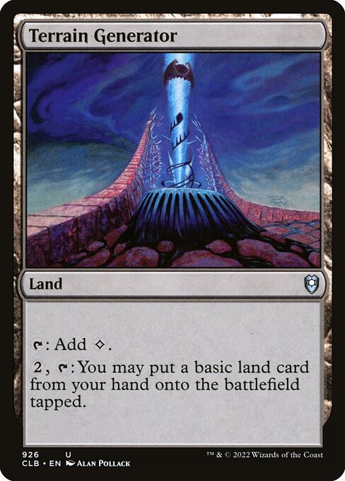 Terrain Generator (926) [Commander Legends: Battle for Baldur's Gate]