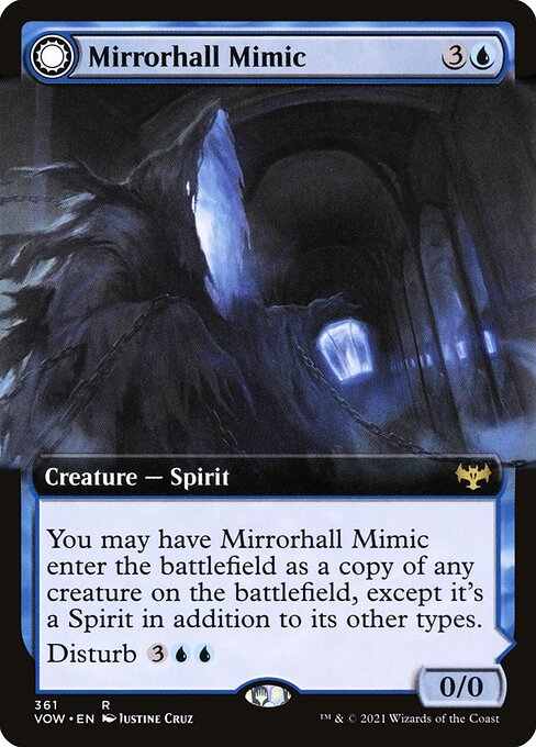 Mirrorhall Mimic // Ghastly Mimicry (361) [Innistrad: Crimson Vow] [Extended Art]