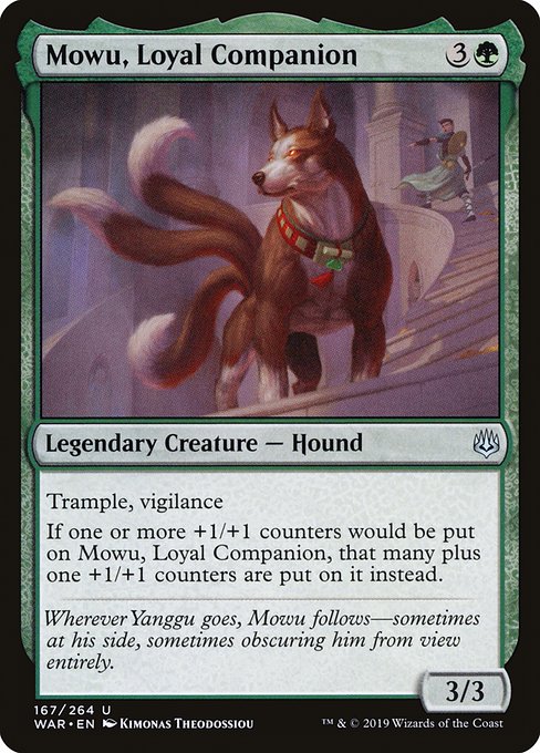 Mowu, Loyal Companion (167) [War of the Spark]
