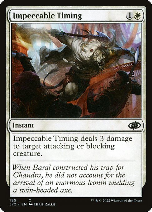 Impeccable Timing (195) [Jumpstart 2022]