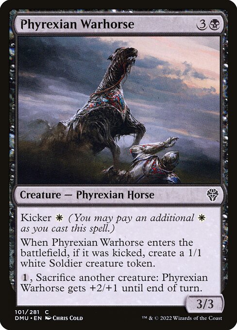 Phyrexian Warhorse (101) [Dominaria United]