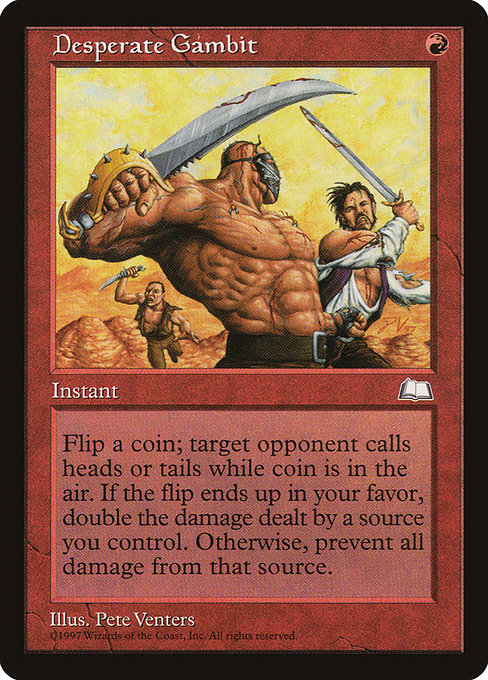 Desperate Gambit (96) [Weatherlight]