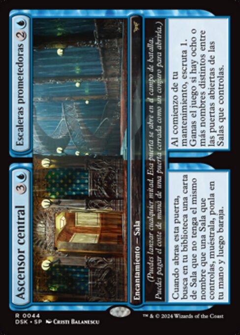 Central Elevator // Promising Stairs (44) [Duskmourn: House of Horror]