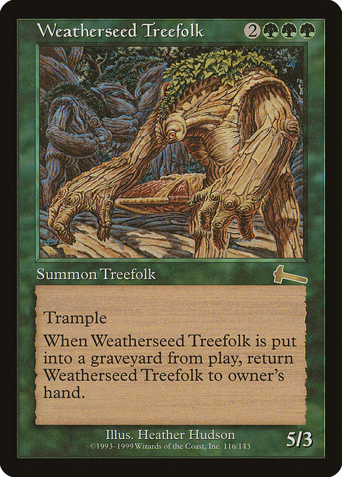 Weatherseed Treefolk (116) [Urza's Legacy]