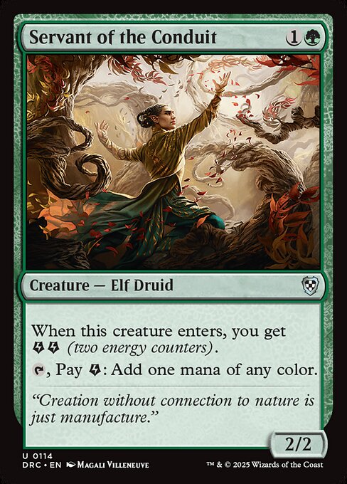 Servant of the Conduit (114) [Aetherdrift Commander]