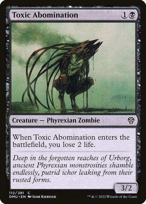 Toxic Abomination (112) [Dominaria United]