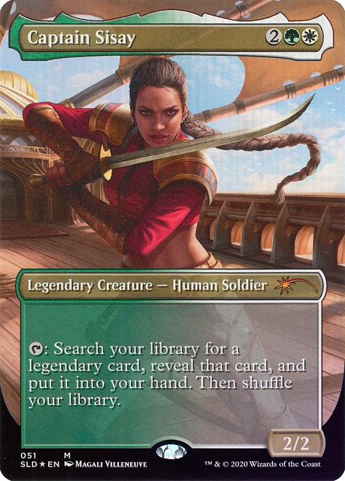 Captain Sisay (51) [Secret Lair Drop] [Borderless]