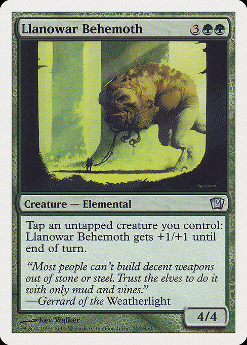 Llanowar Behemoth (252) [Ninth Edition]