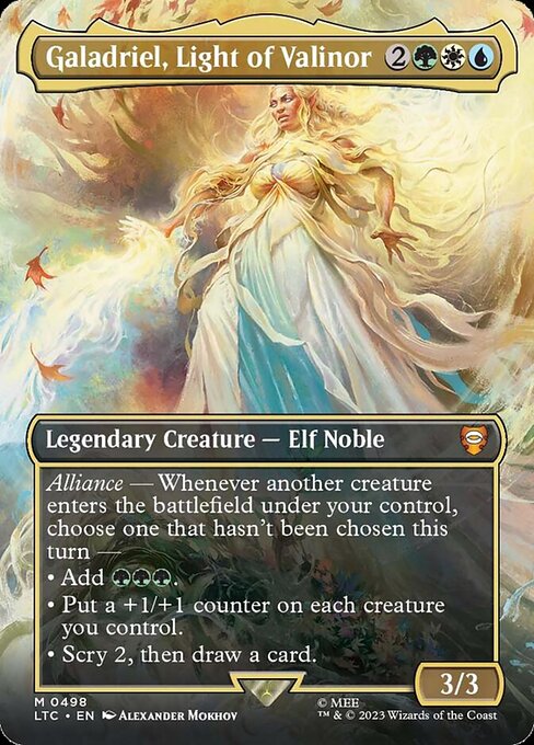 Galadriel, Light of Valinor (498) [Tales of Middle-earth Commander] [Borderless]