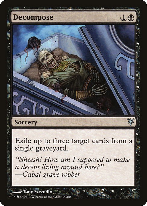 Decompose (20) [Duel Decks: Sorin vs. Tibalt]