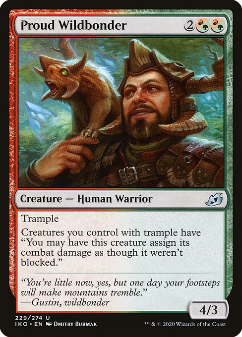Proud Wildbonder (229) [Ikoria: Lair of Behemoths]