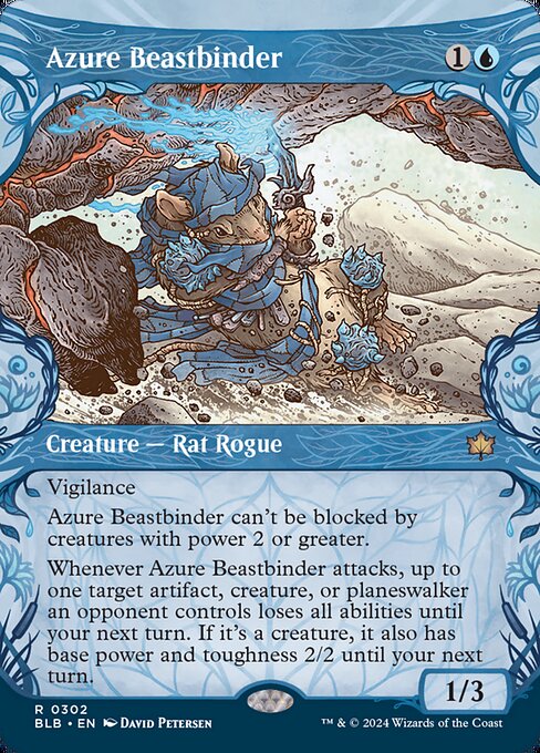 Azure Beastbinder (302) [Bloomburrow]