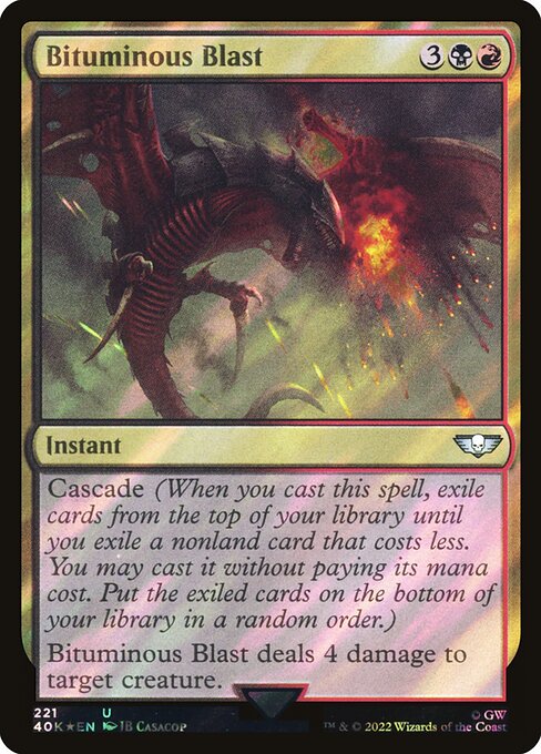 Bituminous Blast (221★) [Warhammer 40,000 Commander]