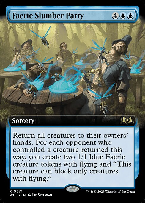 Faerie Slumber Party (371) [Wilds of Eldraine] [Extended Art]