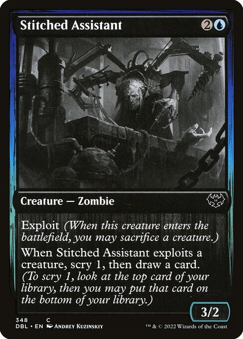 Stitched Assistant (348) [Innistrad: Double Feature]