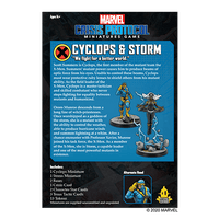 MARVEL CRISIS PROTOCOL CYCLOPS AND STORM image 1