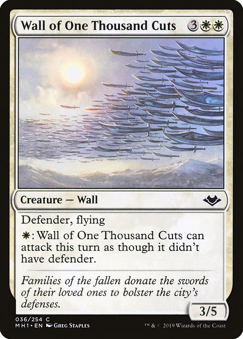 Wall of One Thousand Cuts (36) [Modern Horizons]