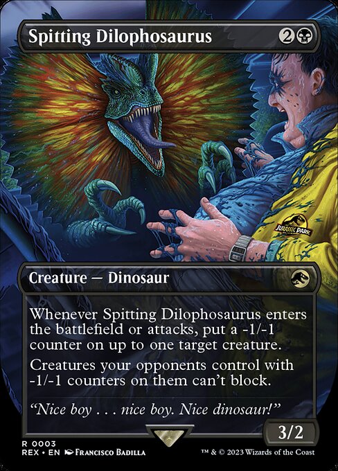 Spitting Dilophosaurus (3) [Jurassic World Collection] [Borderless]