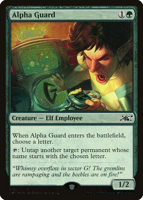 Alpha Guard (415) [Unfinity]