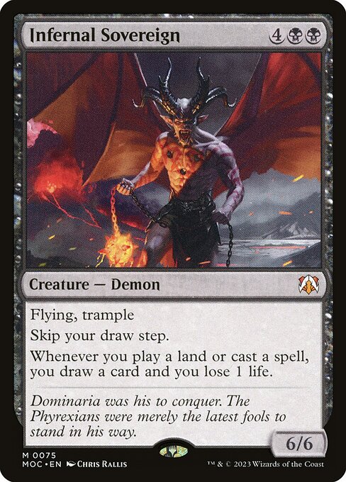 Infernal Sovereign (75) [March of the Machine Commander]