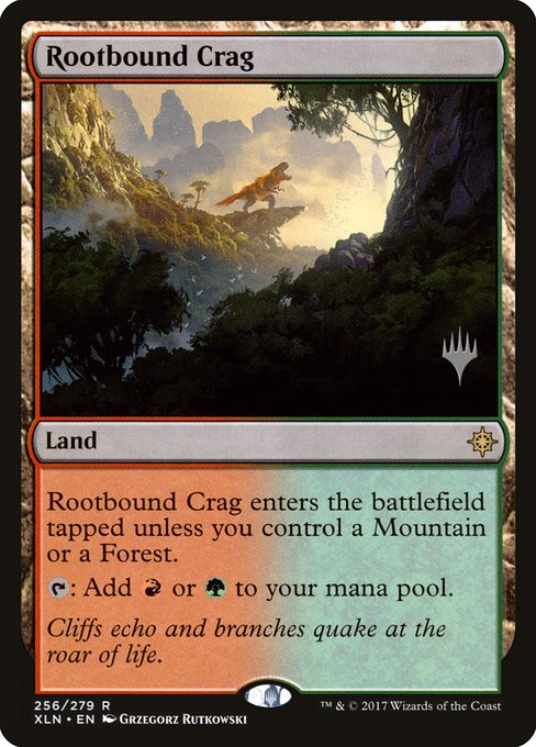 Rootbound Crag (256p) [Ixalan Promos]