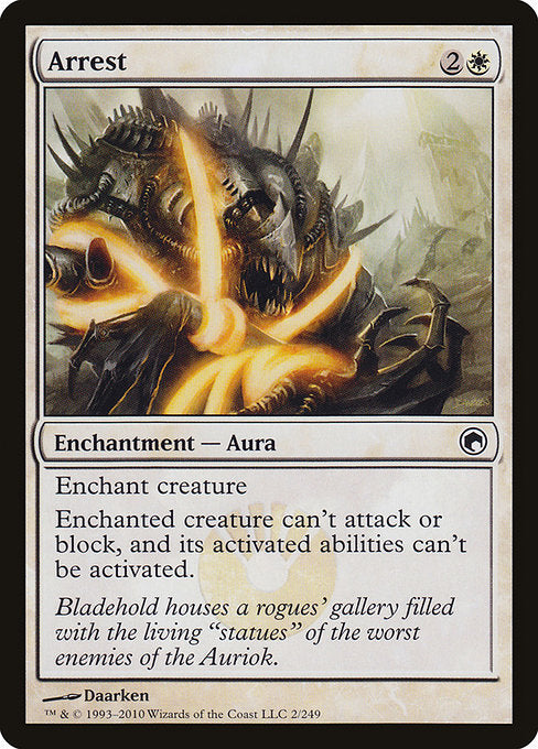 Arrest (2) [Scars of Mirrodin]