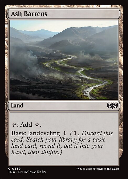 Ash Barrens (339) [Tarkir: Dragonstorm Commander]