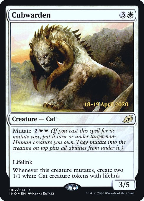 Cubwarden (7s) [Ikoria: Lair of Behemoths Promos]