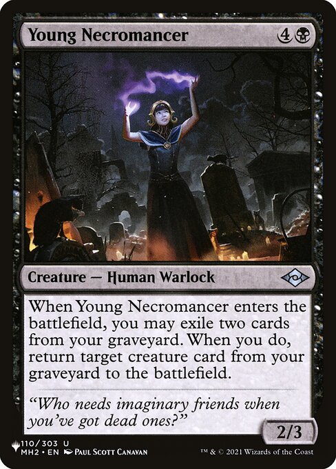 Young Necromancer (MH2-110) [The List]