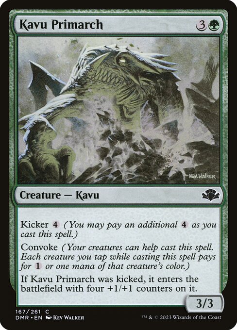 Kavu Primarch (167) [Dominaria Remastered]