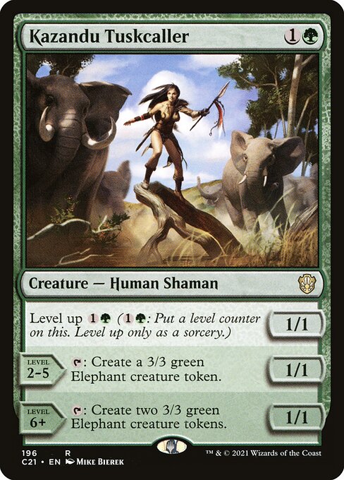 Kazandu Tuskcaller (196) [Commander 2021]