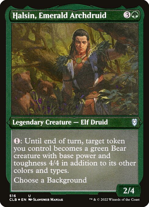 Halsin, Emerald Archdruid (516) [Commander Legends: Battle for Baldur's Gate]