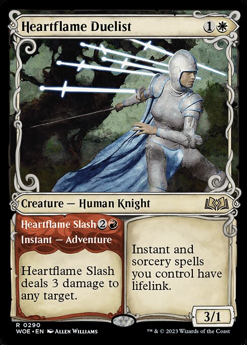 Heartflame Duelist // Heartflame Slash (290) [Wilds of Eldraine] [Showcase]