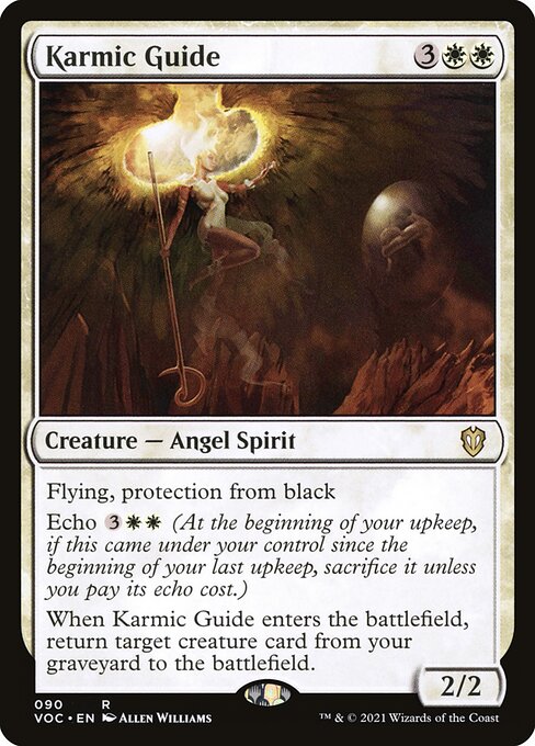 Karmic Guide (90) [Crimson Vow Commander]