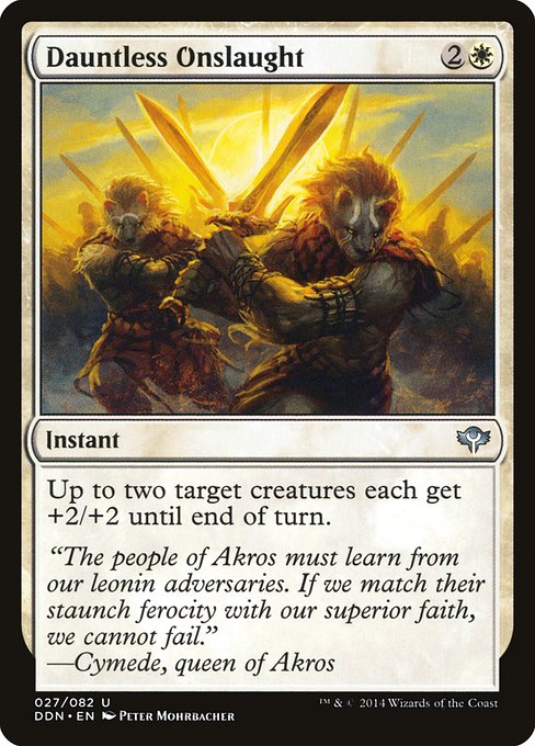 Dauntless Onslaught (27) [Duel Decks: Speed vs. Cunning]