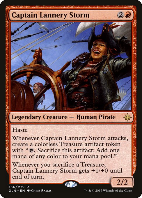 Captain Lannery Storm (136p) [Ixalan Promos]