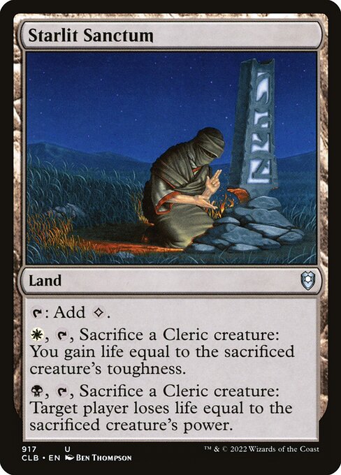 Starlit Sanctum (917) [Commander Legends: Battle for Baldur's Gate]