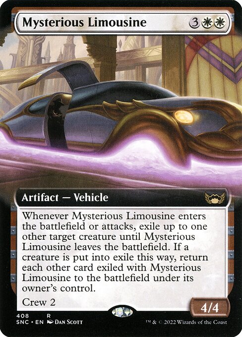 Mysterious Limousine (408) [Streets of New Capenna] [Extended Art]