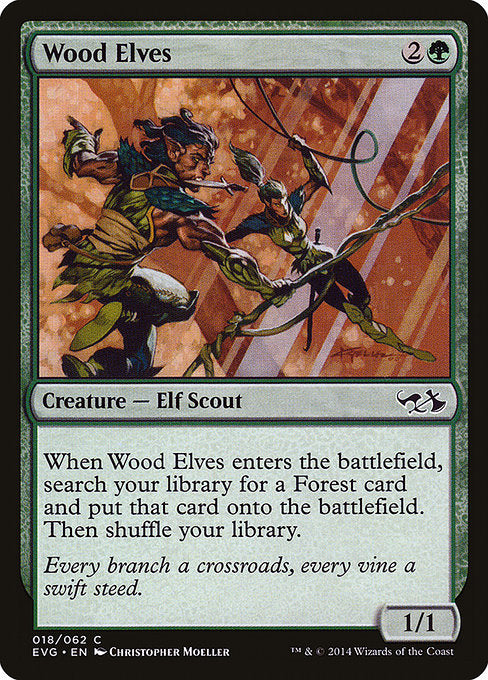 Wood Elves (18) [Duel Decks Anthology: Elves vs. Goblins]