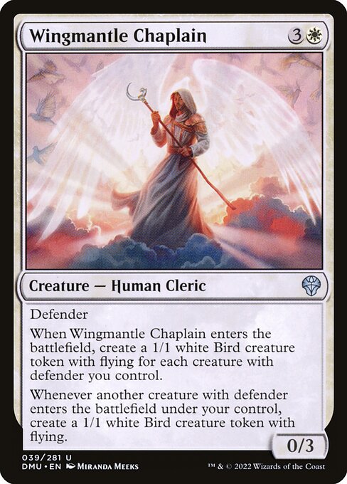 Wingmantle Chaplain (39) [Dominaria United]