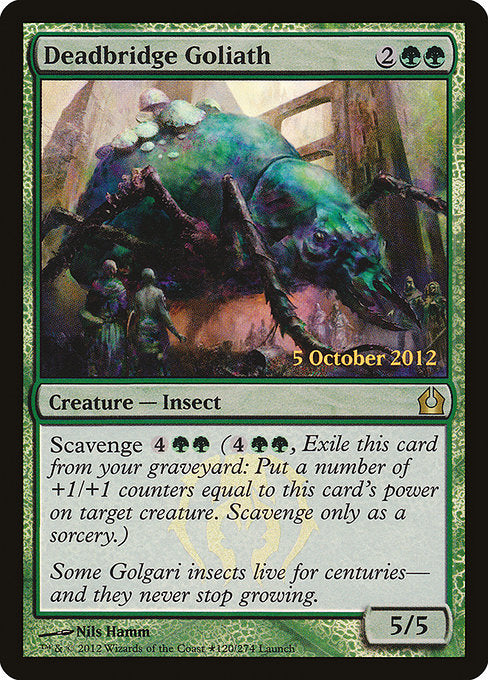 Deadbridge Goliath (120★) [Return to Ravnica Promos]