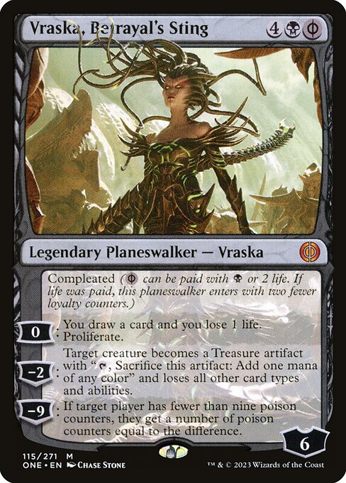 Vraska, Betrayal's Sting (115) [Phyrexia: All Will Be One]