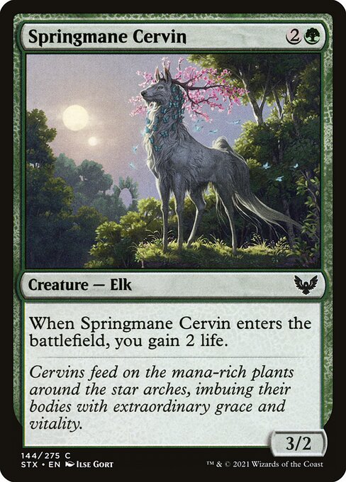 Springmane Cervin (144) [Strixhaven: School of Mages]